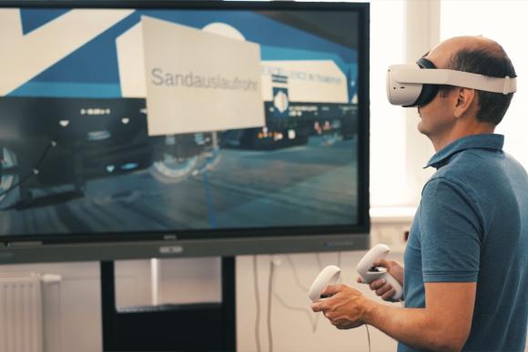 Traincademy Ausbildung mit VR-Brille