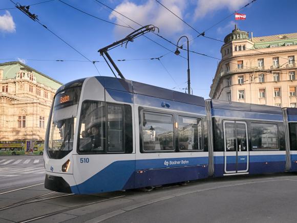 Badner Bahn bei Wien Oper