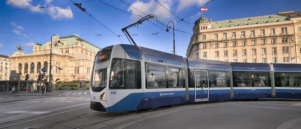 Badner Bahn bei Wien Oper